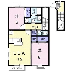 サニーハイツの物件間取画像